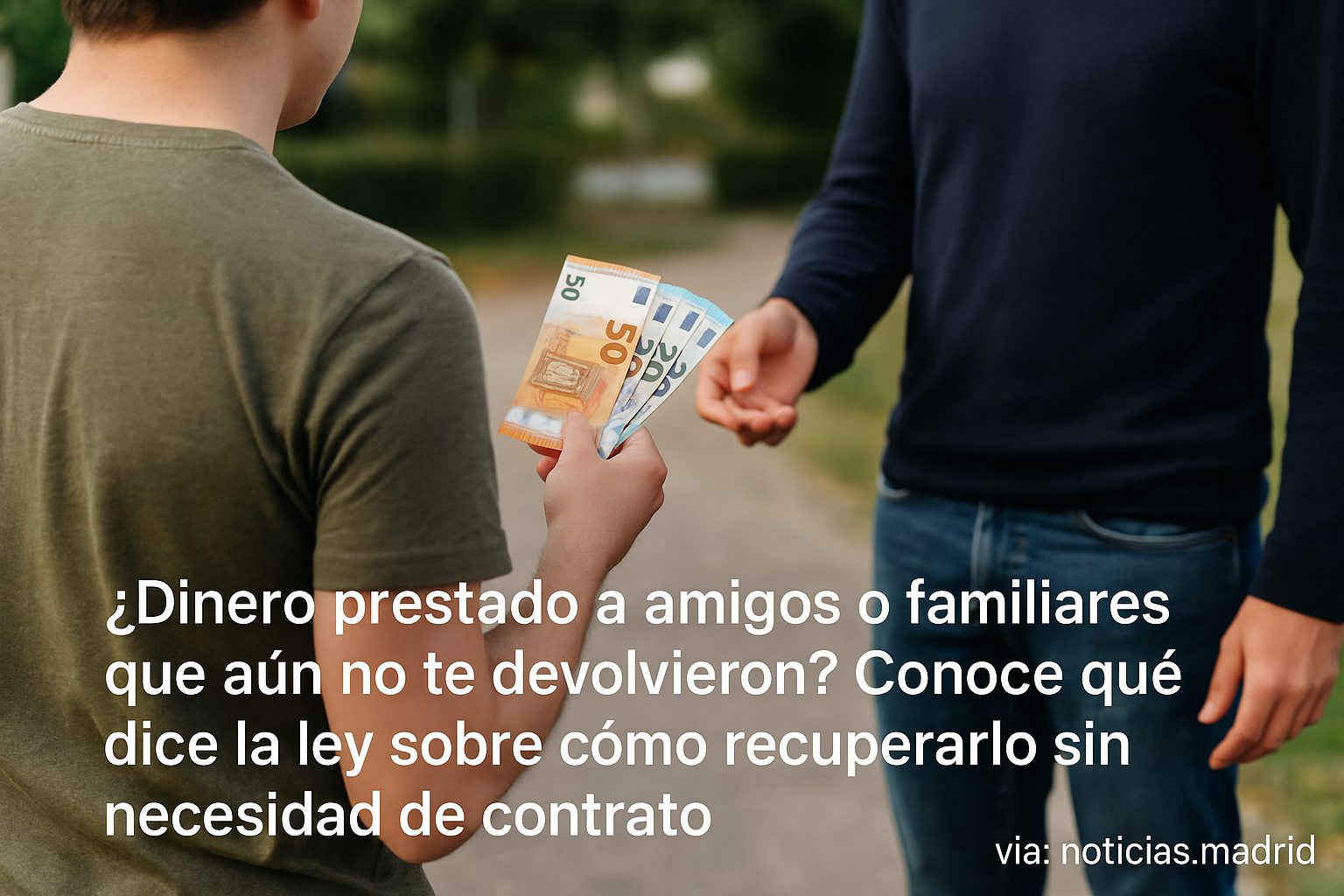 Cómo recuperar dinero prestado a amigos o familiares sin contrato: qué dice la ley