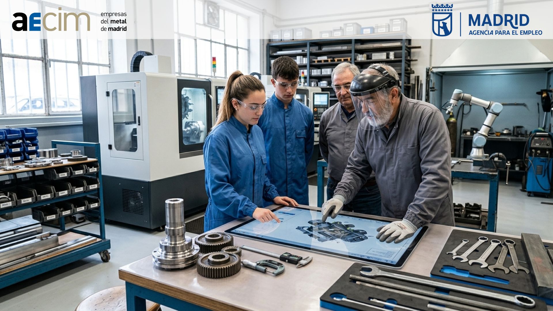 AECIM Inicia Estudio para Identificar Demandas Laborales del Sector Metalúrgico en Madrid