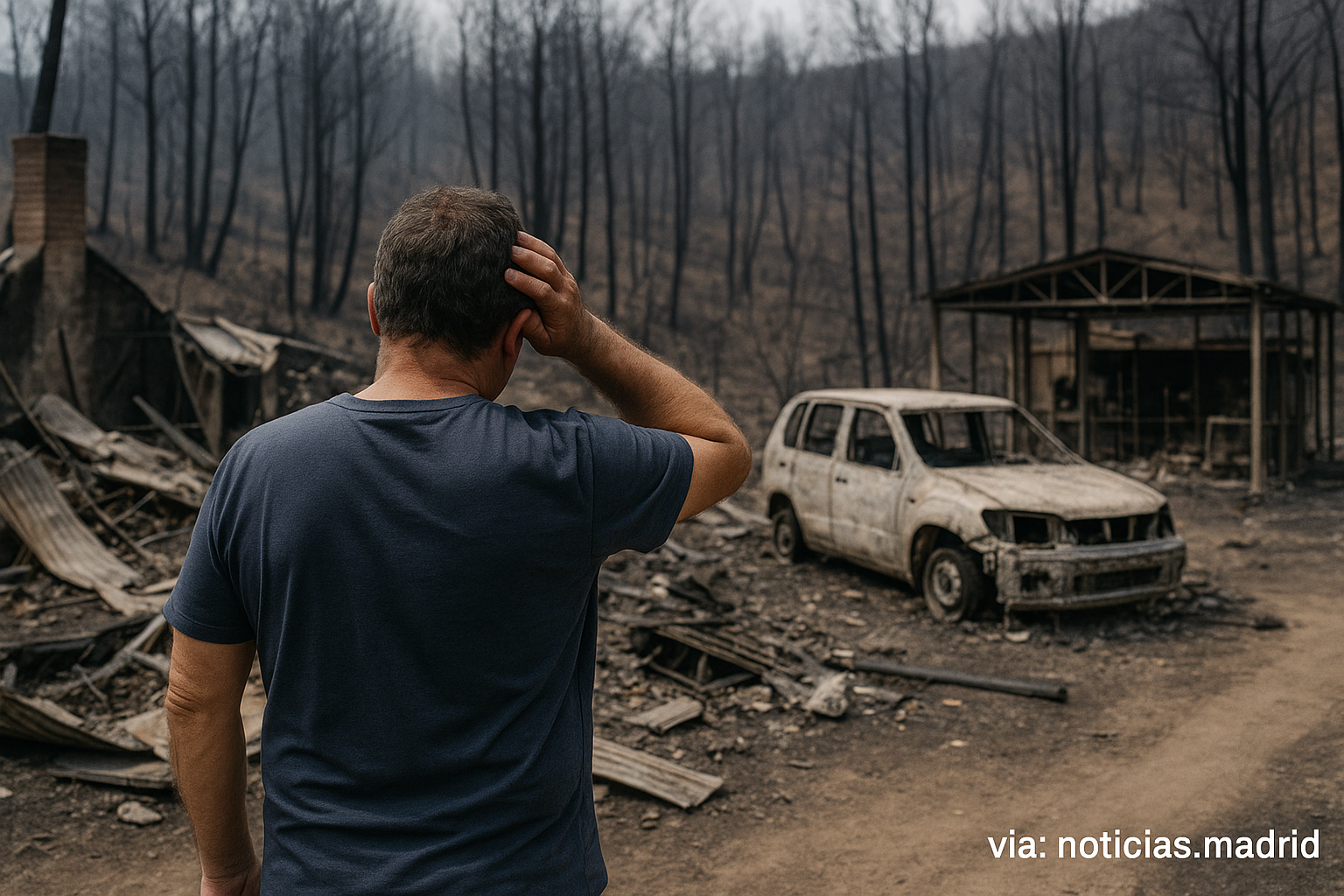 Qué hacer si has perdido tu casa, coche o negocio en los incendios