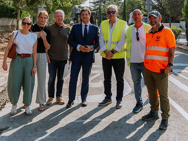 Las Rozas mejora la accesibilidad de la avenida de Atenas