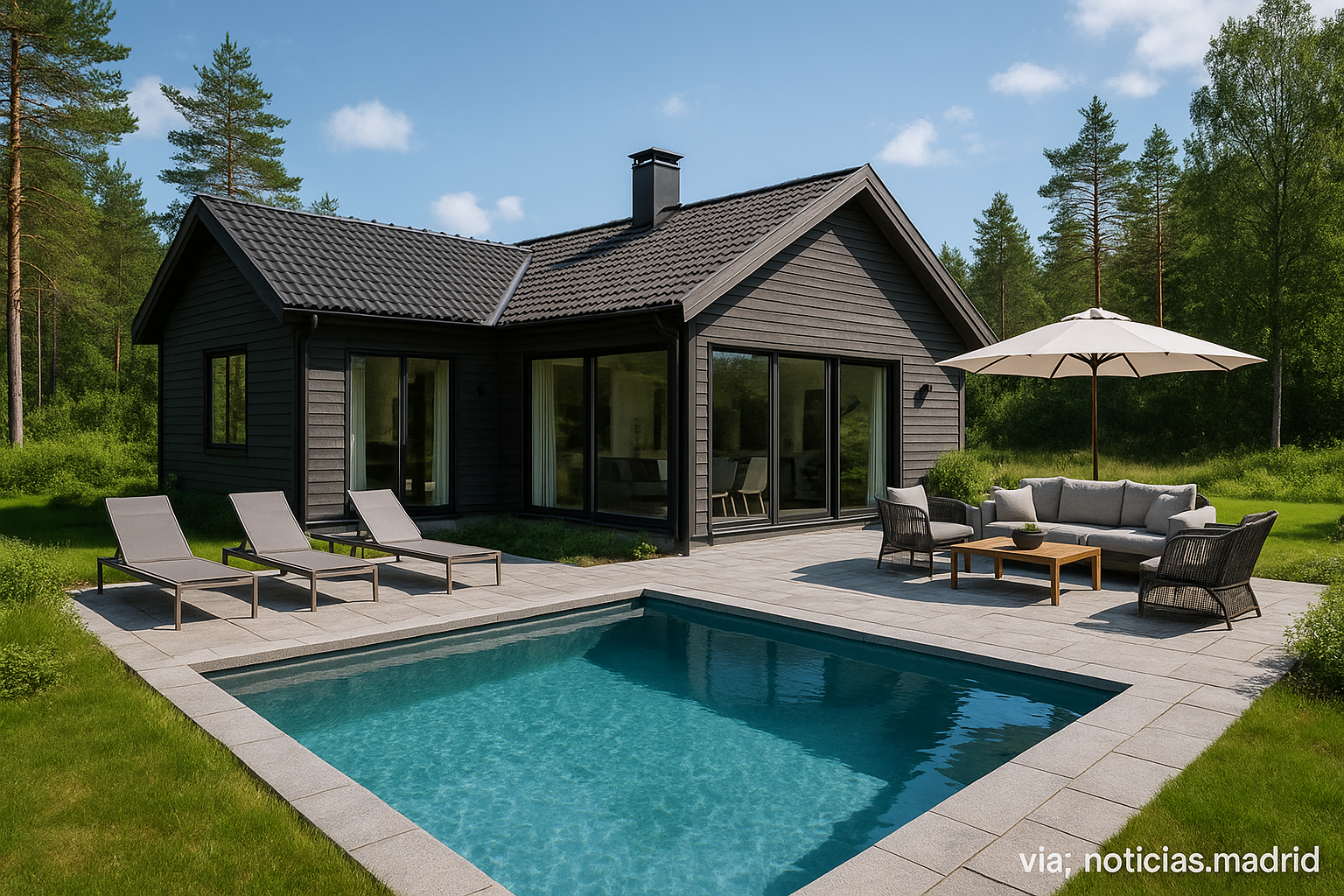 Coolcations: las casas con piscina que triunfan en los países nórdicos