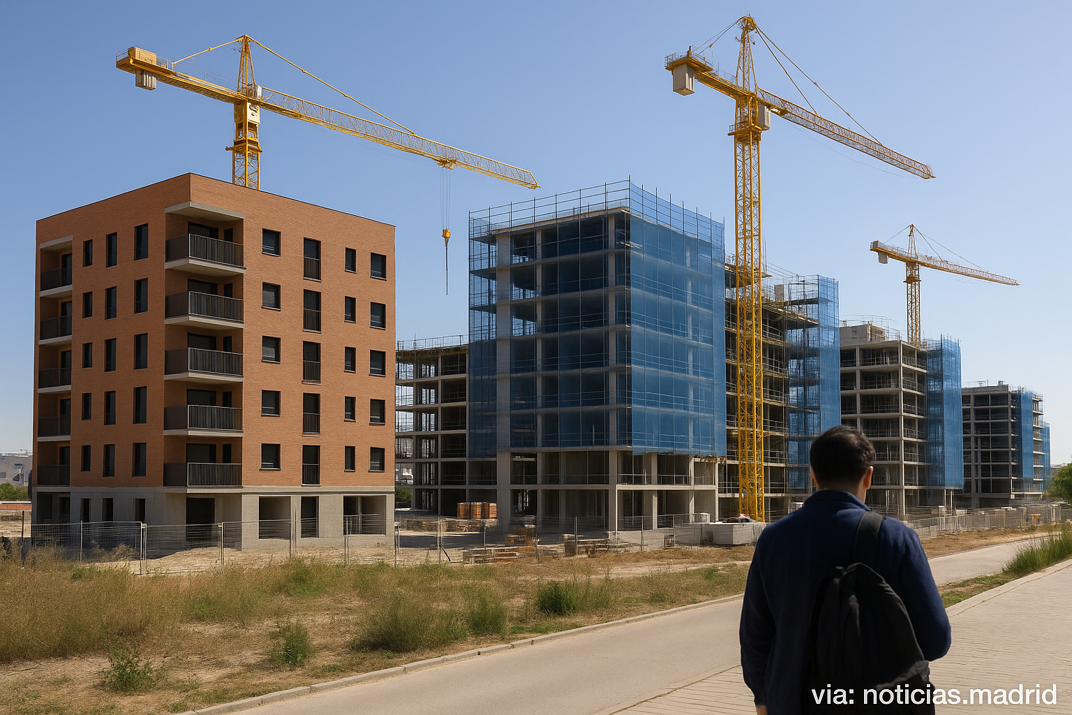 El Gobierno lanza una licitación de 115 millones para construir 10.700 viviendas públicas asequibles en el Nuevo Barrio Campamento en Madrid