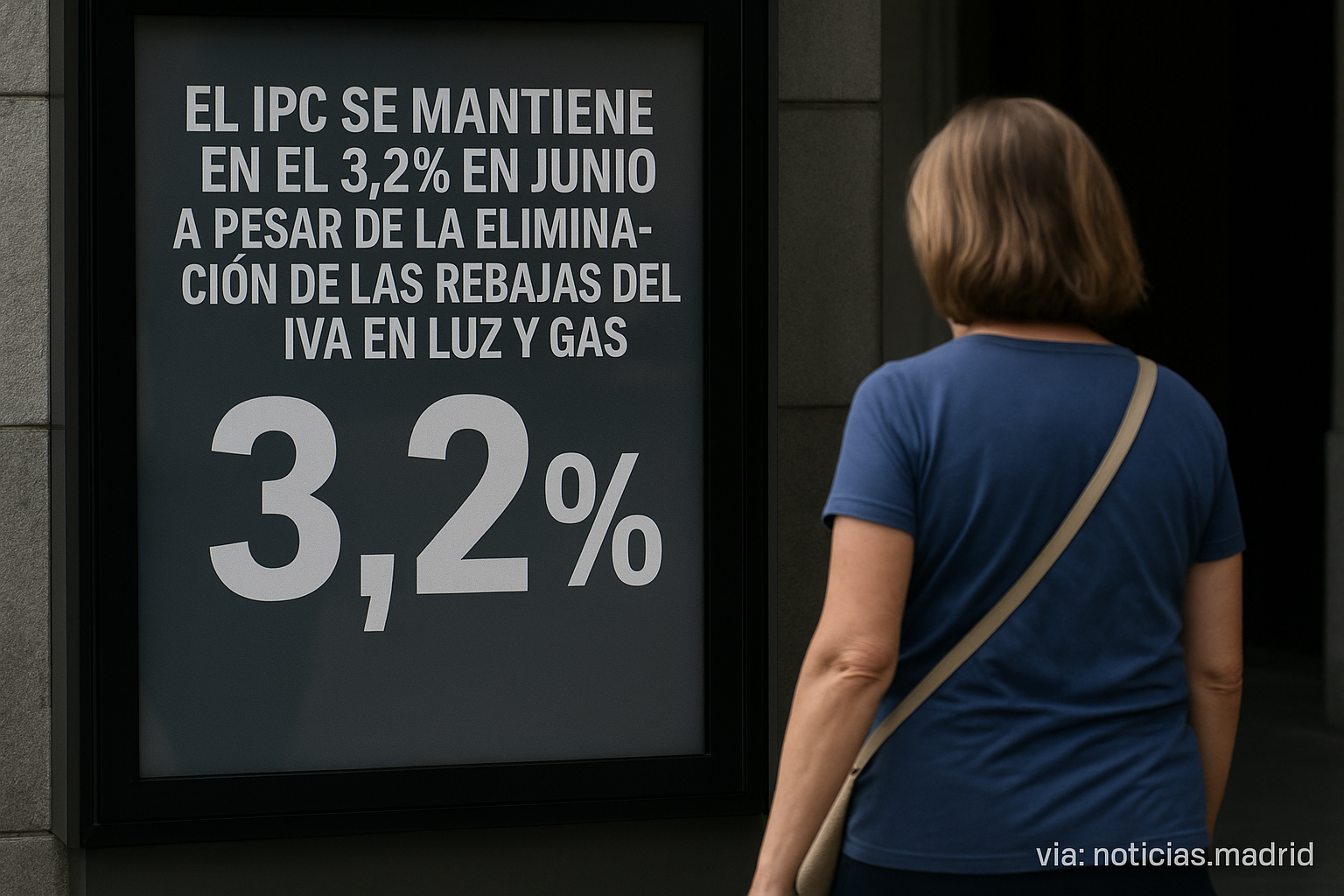 El IPC se mantiene en el 3,2% en junio pese al fin de las rebajas del IVA en luz y gas