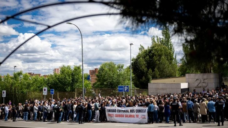Empleados de Unidad Editorial Convocan Huelga por Quince Años de Estancamiento Salarial