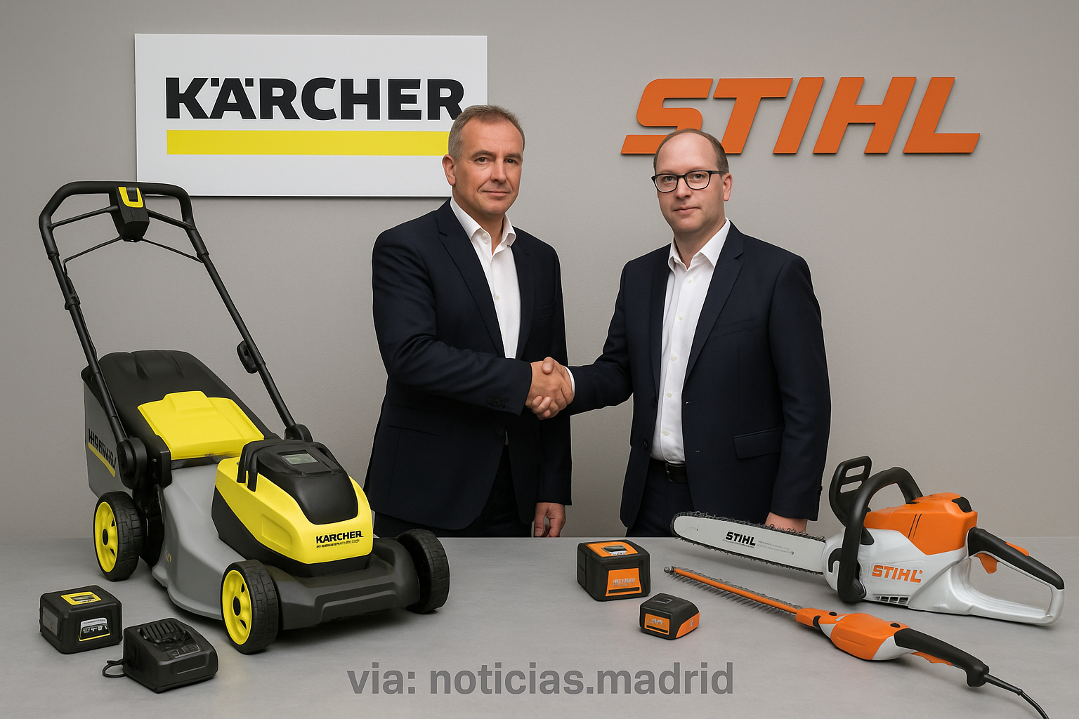Kärcher y Stihl unirán sus herramientas con una batería común