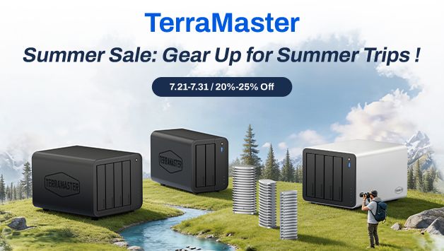 Ofertas de Verano: Ahorra Hasta un 25% en NAS y DAS Seleccionados de TerraMaster