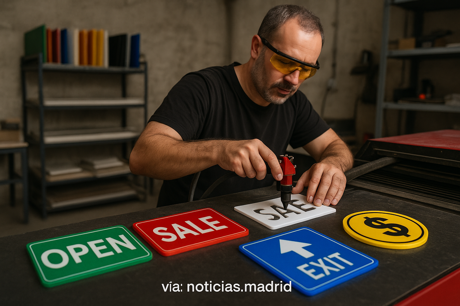 El corte láser impulsa el negocio de los letreros de acrílico