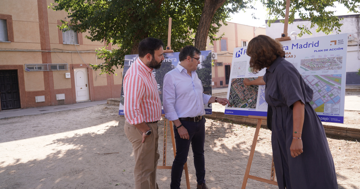 Plan estratégico del Ayuntamiento para revitalizar 92.000 m² de espacios en Entrevías-Vedra