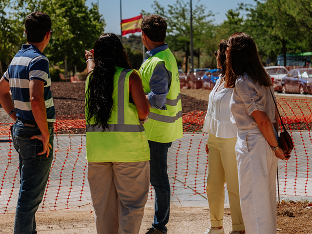 Las Rozas ultima el Parque de La Marazuela y el bulevar de Acanto