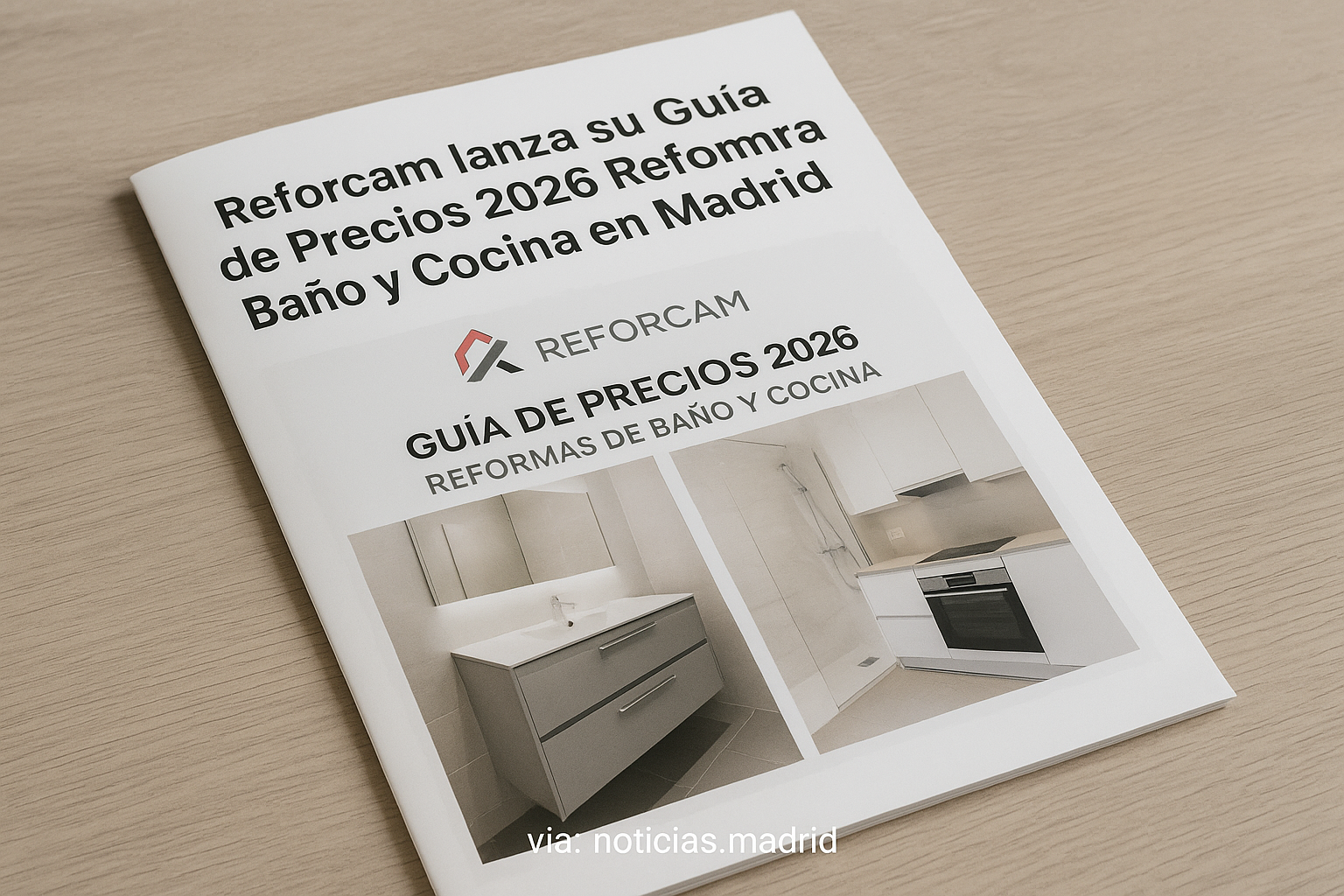 Reforcam lanza su Guía de Precios 2026 para Reformas de Baño y Cocina en Madrid