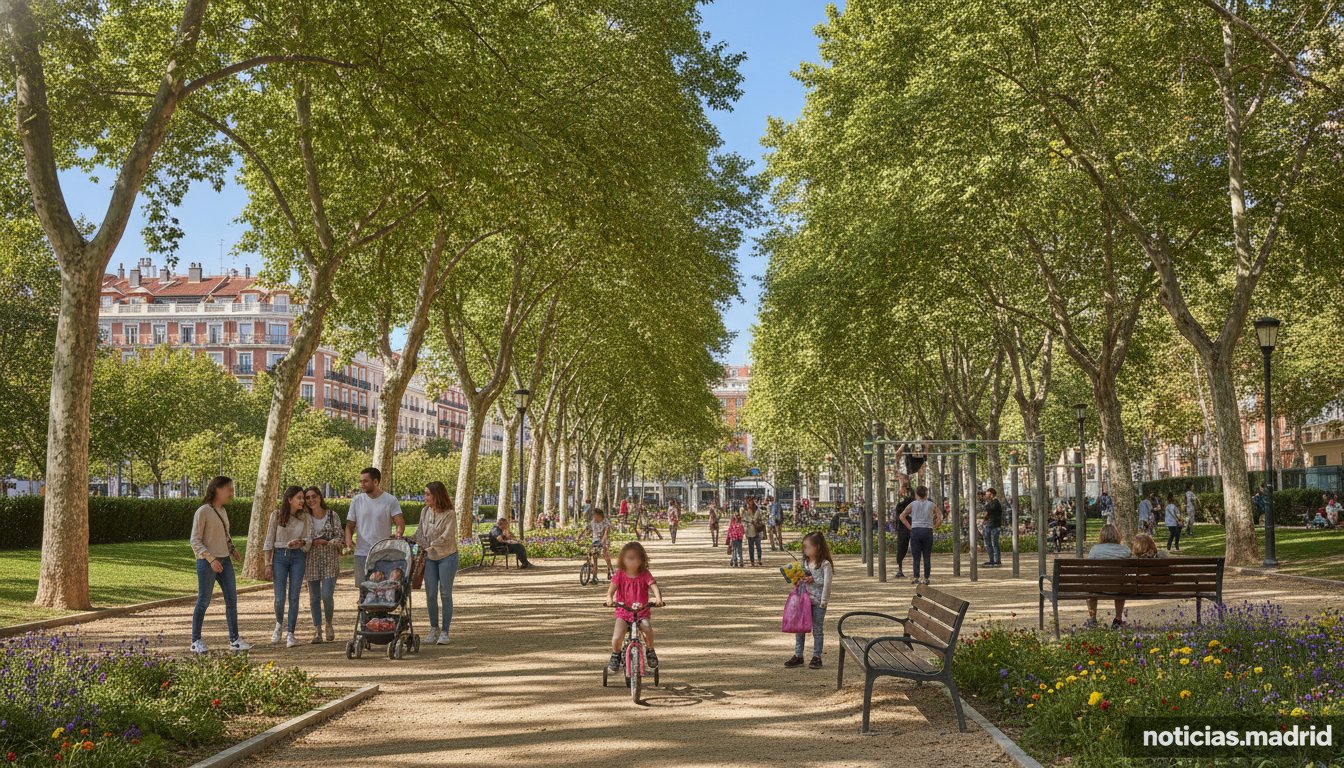 Vallecas gana parque verde de 40.000 m² y 430 árboles nuevos