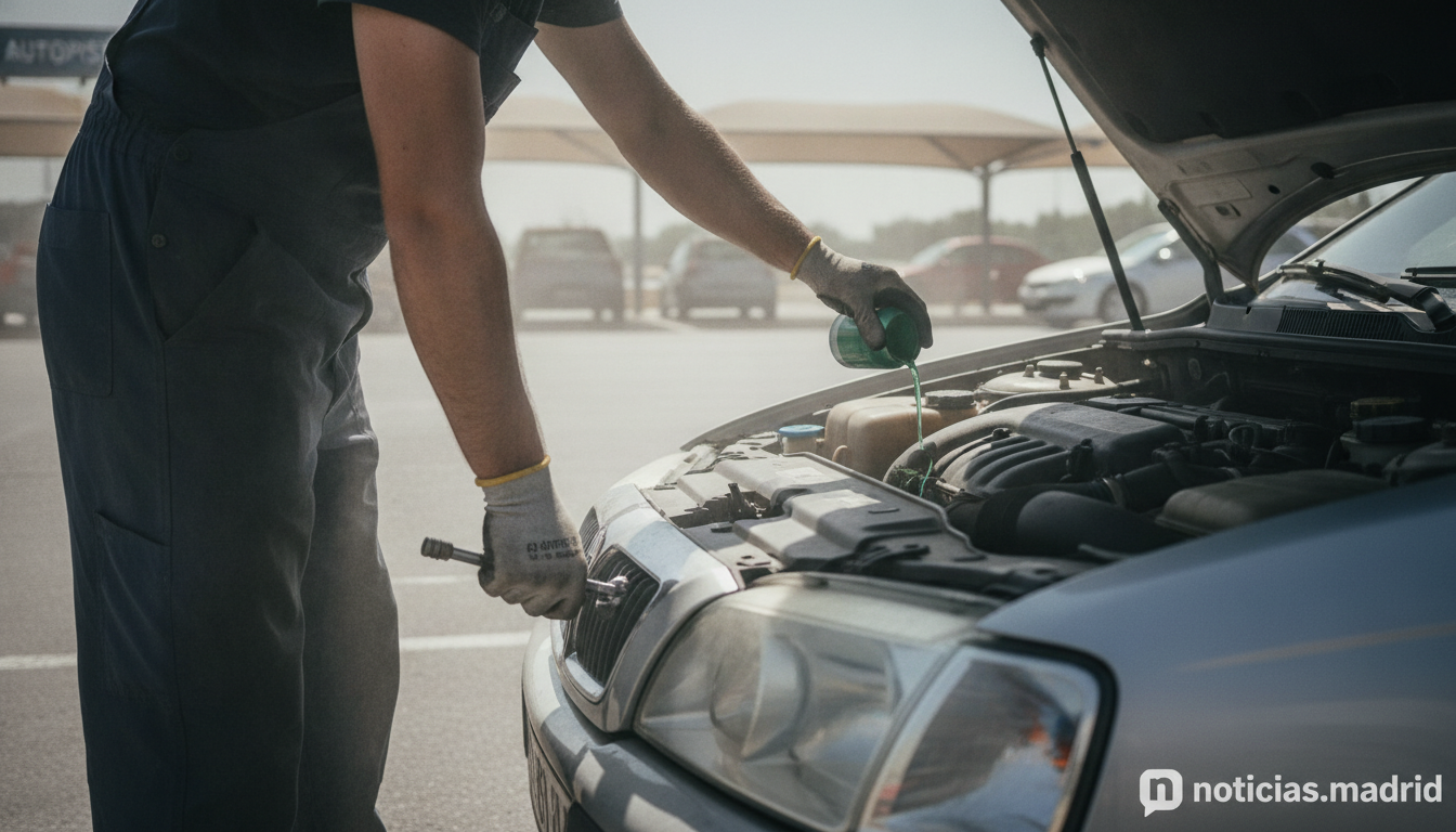 Neumáticos, refrigerante y pausas: así se prepara el coche para el calor del verano