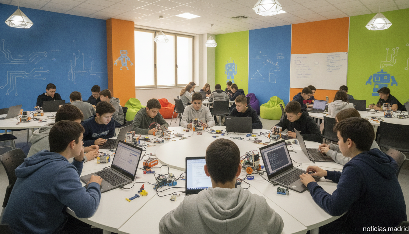 Las Rozas lanza clubes de robótica e IA para niños y jóvenes