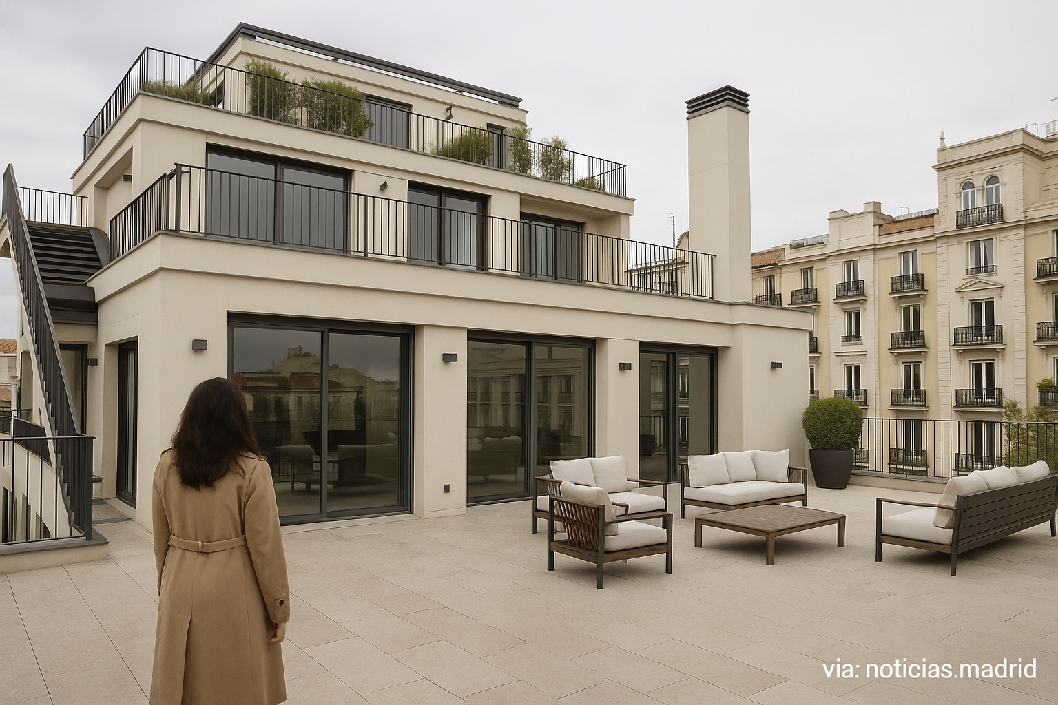 Ayuso pone a la venta el ático de Chamberí por 6,7 millones de euros, la Comunidad de Madrid pone en el mercado el lujoso inmueble