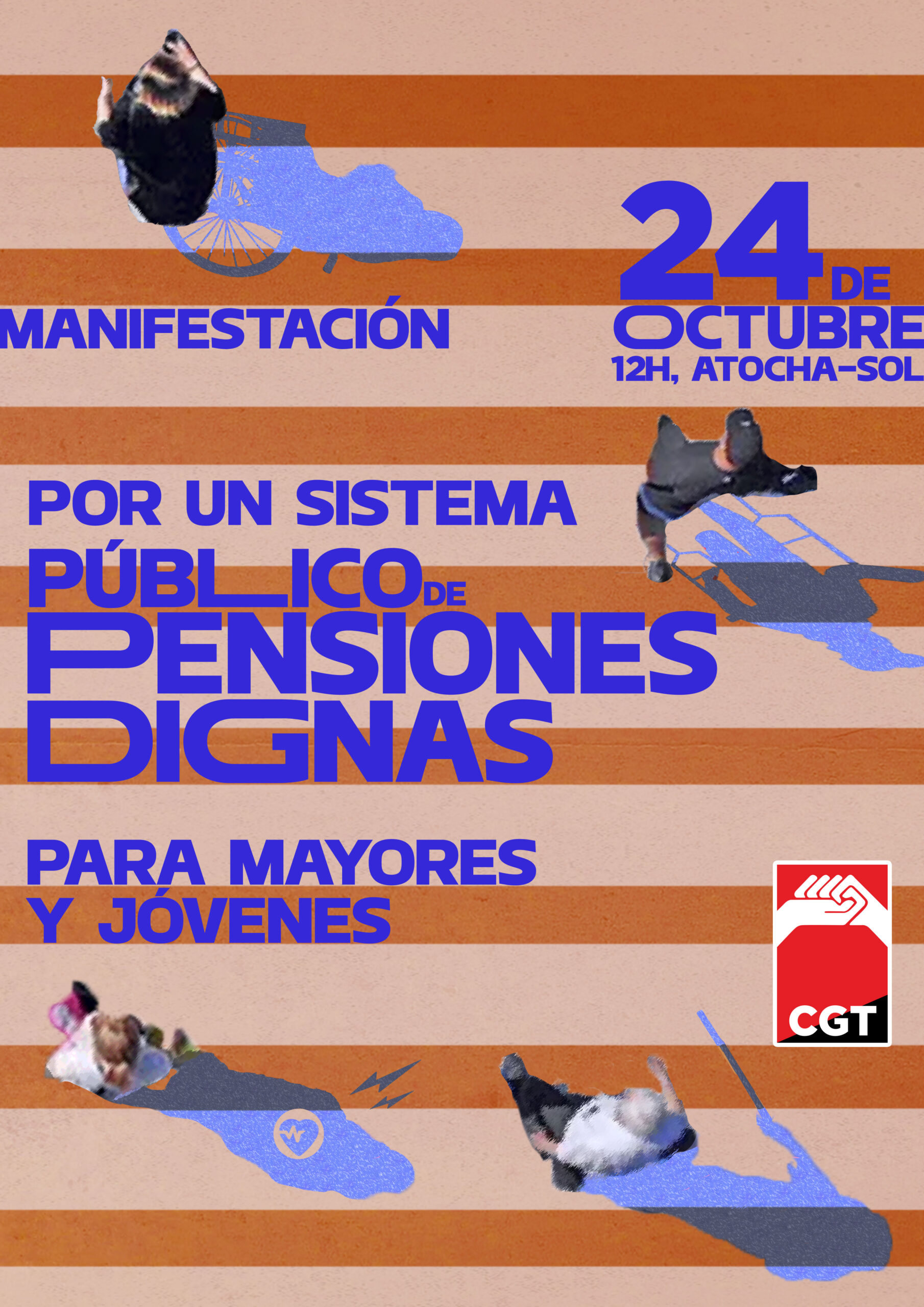 Imagen de CGT llama a movilizarse en defensa de unas pensiones dignas y suficientes el próximo 24 de octubre.