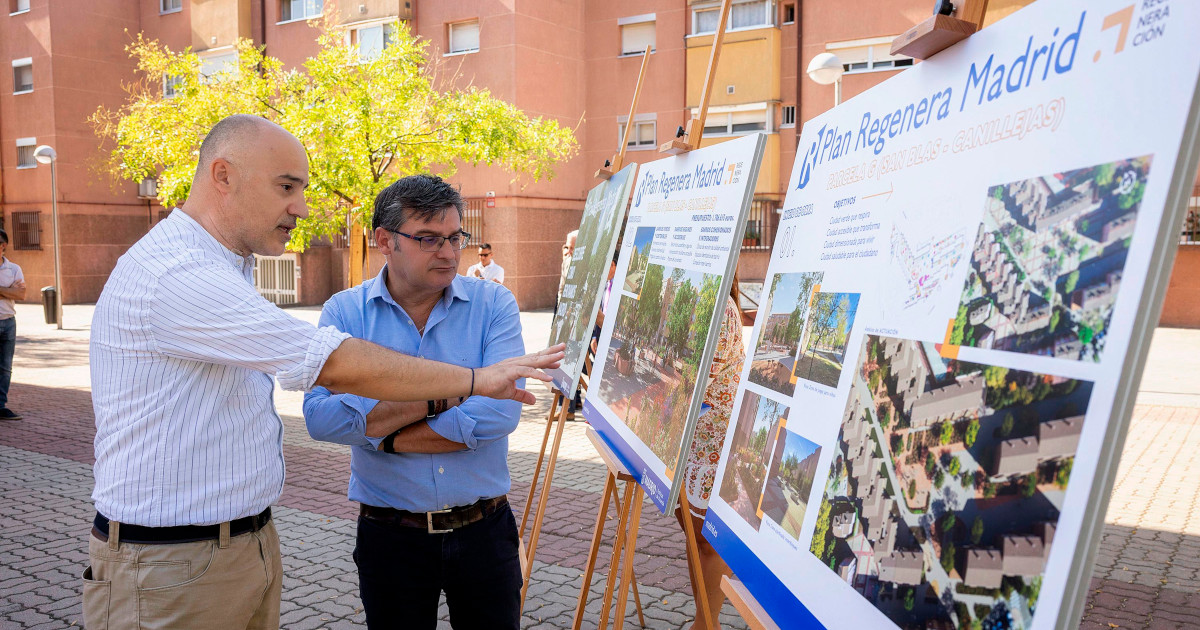 Comienza la regeneración de la parcela G del Gran San Blas con una inversión de 1,8 millones de euros por parte del Ayuntamiento de Madrid