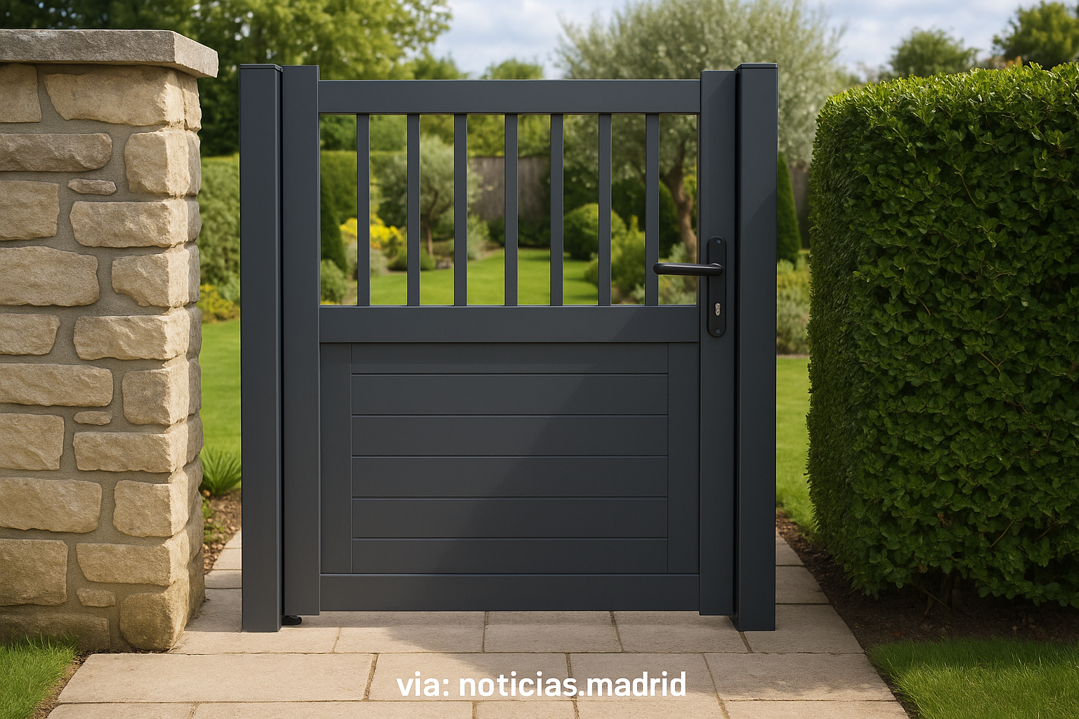 Cómo Seleccionar la Puerta de Jardín Perfecta con Aluvidal: Seguridad, Espacio y Estilo
