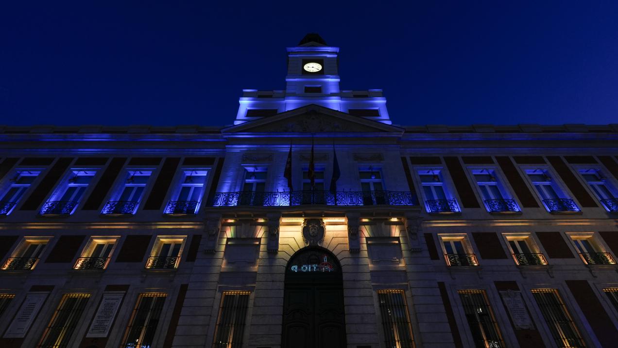 Homenaje Luminoso en la Real Casa de Correos por el Aniversario de la Independencia de Ucrania en Madrid 3 Homenaje Luminoso en la Real Casa de Correos por el Aniversario de la Independencia de Ucrania en Madrid