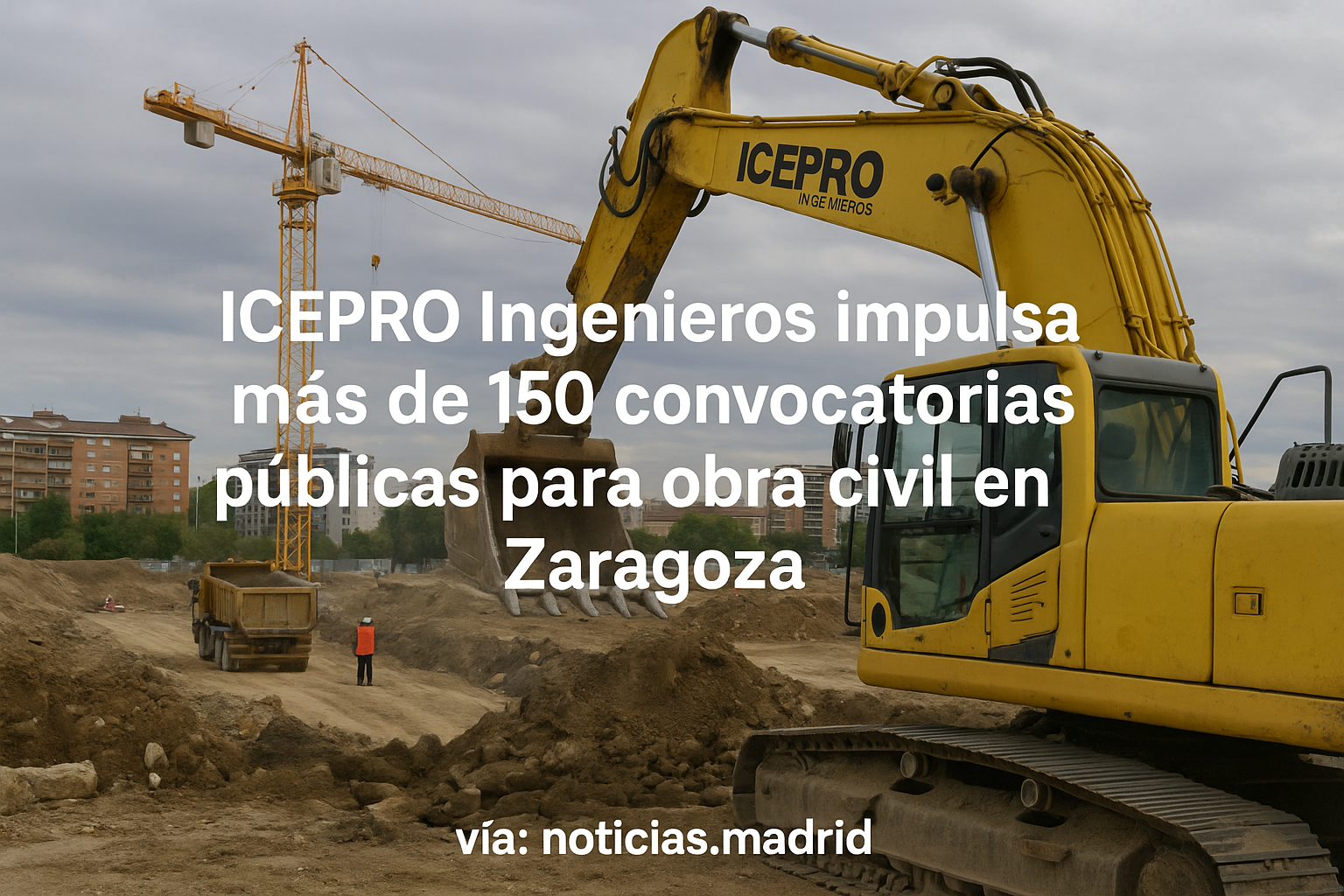 ICEPRO Ingenieros impulsa más de 150 convocatorias públicas para obra civil en Zaragoza
