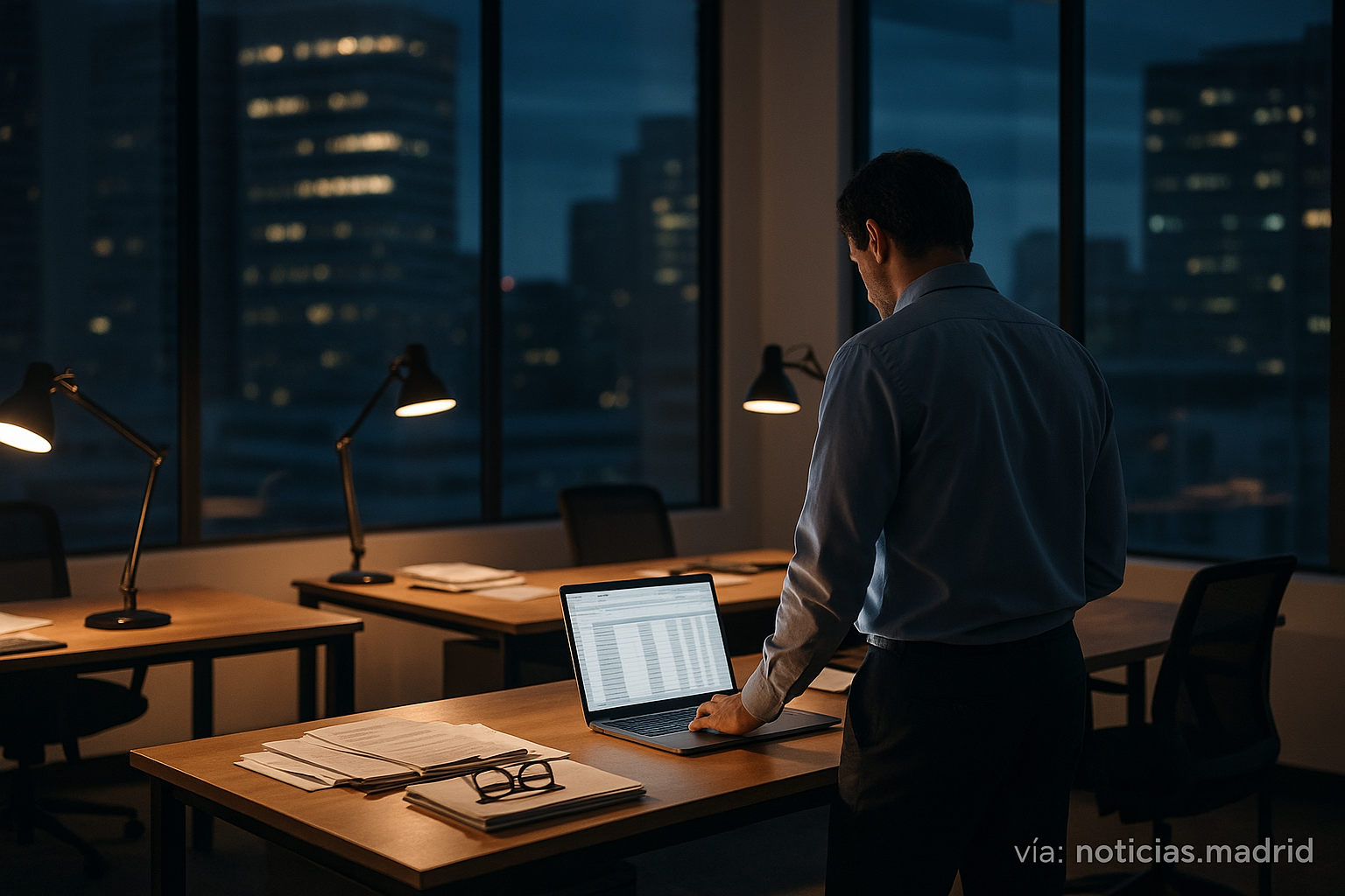 Una mujer estresada en el trabajo (AdobeStock)