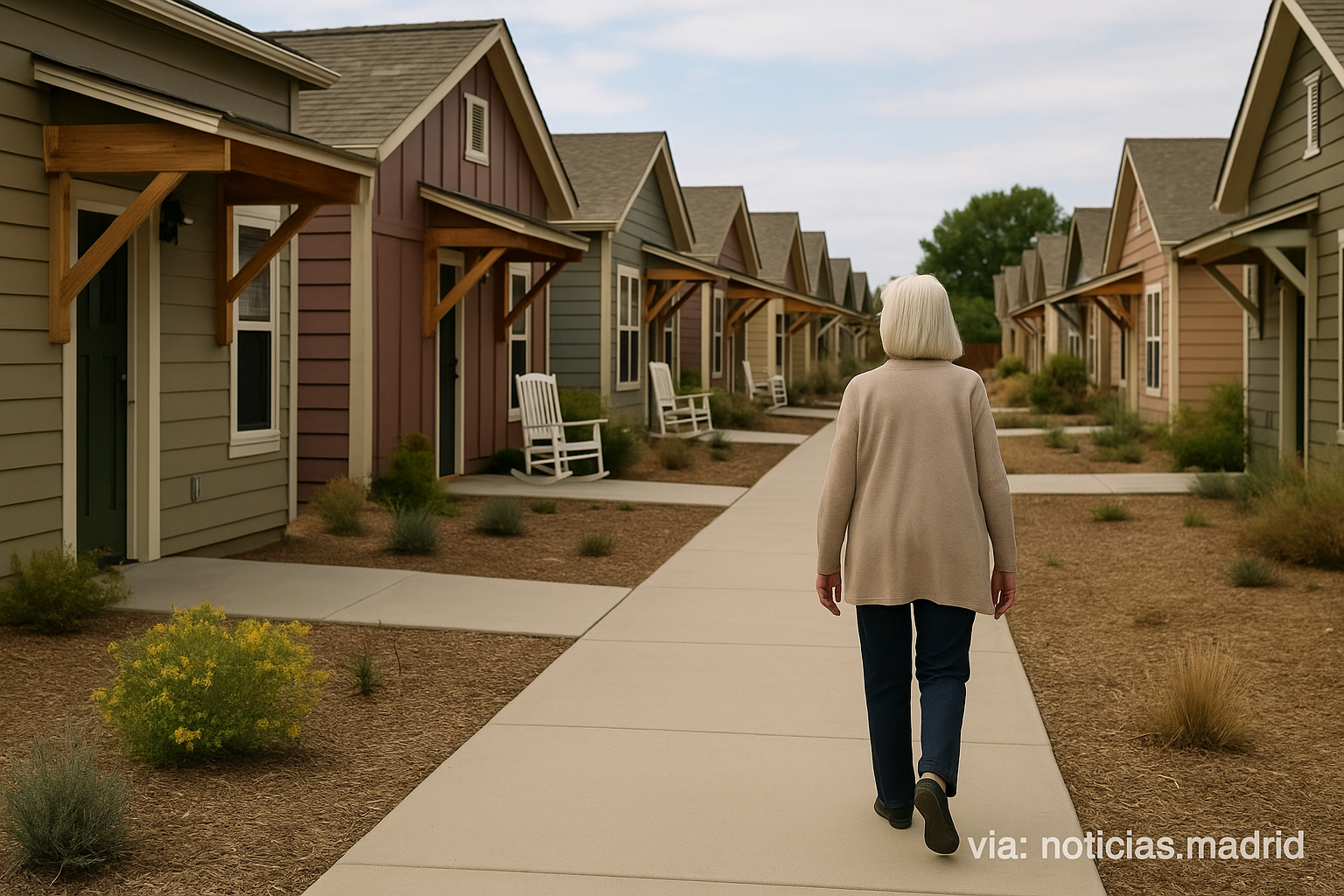 Recién a los 70 años, una mujer apuesta por una comunidad de casas para mujeres solteras, con 500 en lista de espera