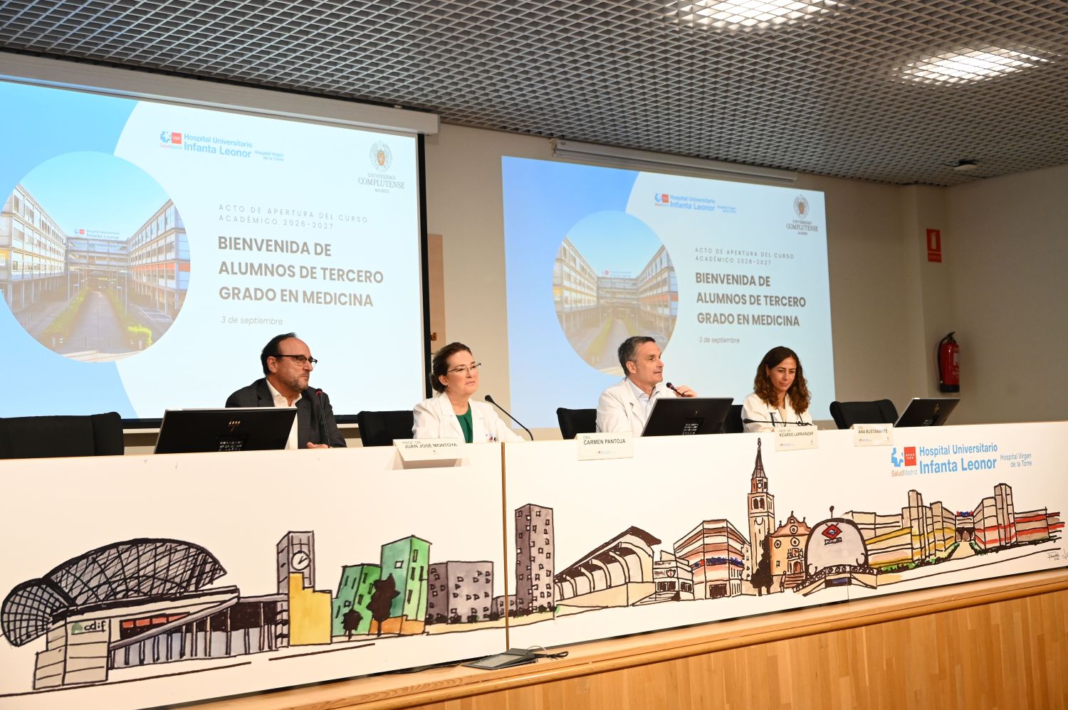 El Hospital público Infanta Leonor inaugura un nuevo curso académico de Medicina