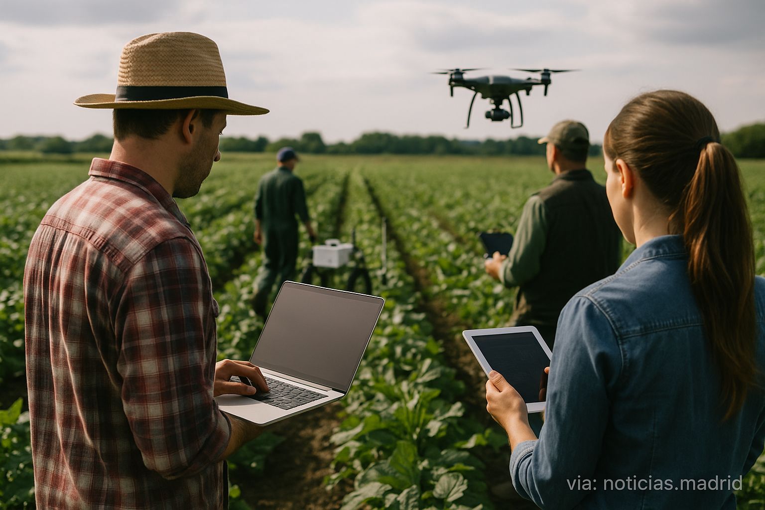 Agricultores, ganaderos y trabajadores del sector agroalimentario pueden acceder a cursos gratuitos en IA, drones y robótica