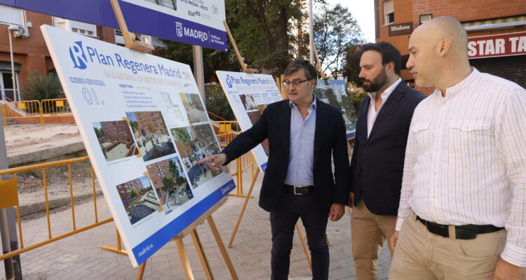 Comienza la Transformación de Puente de Vallecas con las Obras en el Entorno de la Calle de Ibor bajo el Plan Regenera Madrid