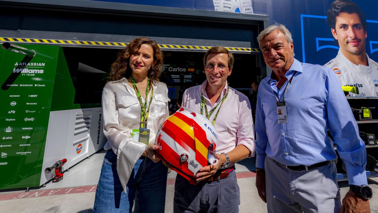 Díaz Ayuso Asiste a la Clasificación del Gran Premio de España en el Circuito MADRING