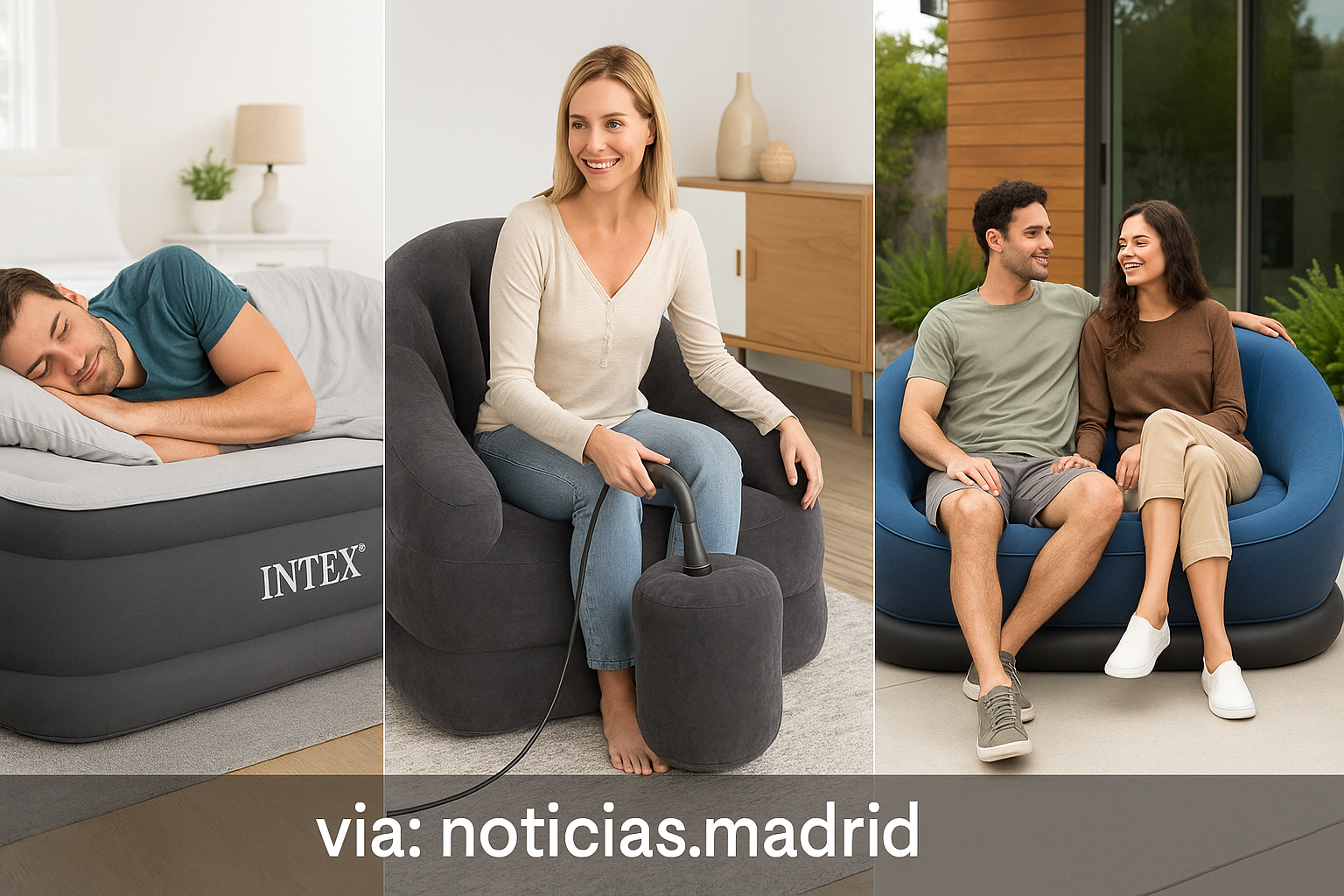 Innovación en Descanso: Camas y Mobiliario Hinchable de INTEX para Cada Estilo de Vida