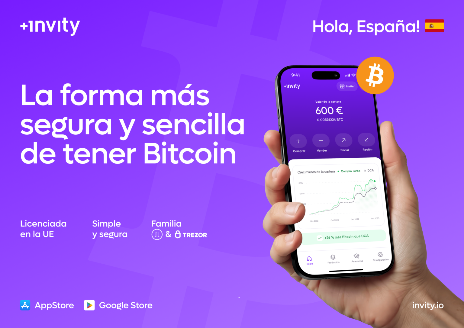 Invity Desembarca en España: Tu Puerta de Entrada Fácil e Inteligente al Mundo del Bitcoin
