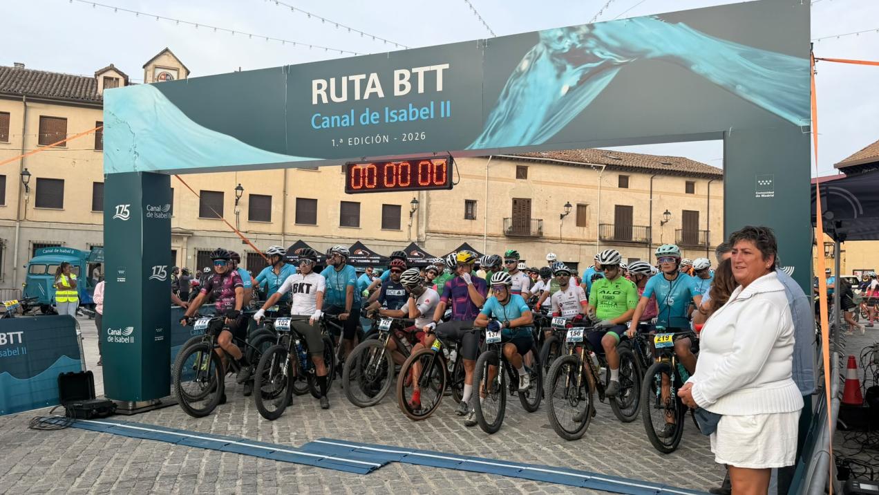 La Comunidad de Madrid Convoca a Más de 250 Ciclistas en la Inaugural Ruta BTT del Canal de Isabel II en la Sierra Norte 1 La Comunidad de Madrid Convoca a Más de 250 Ciclistas en la Inaugural Ruta BTT del Canal de Isabel II en la Sierra Norte