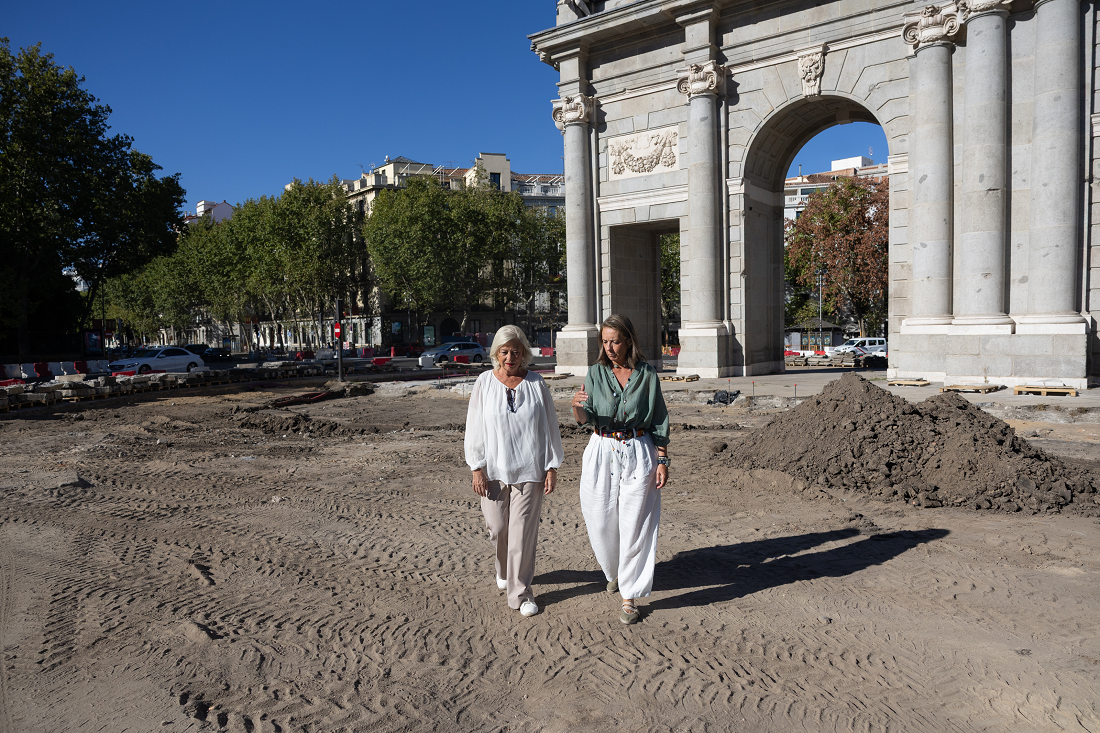 Nuevo paseo central realzará la perspectiva histórica de la Puerta de Alcalá
