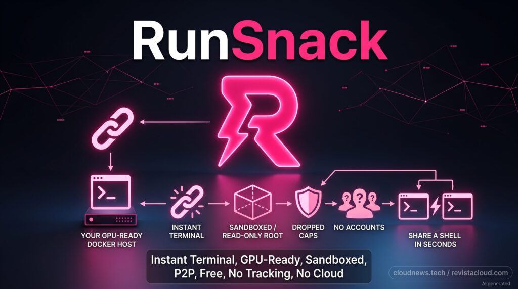 RunSnack revoluciona el uso compartido de GPU: Comparte tu terminal con un simple enlace