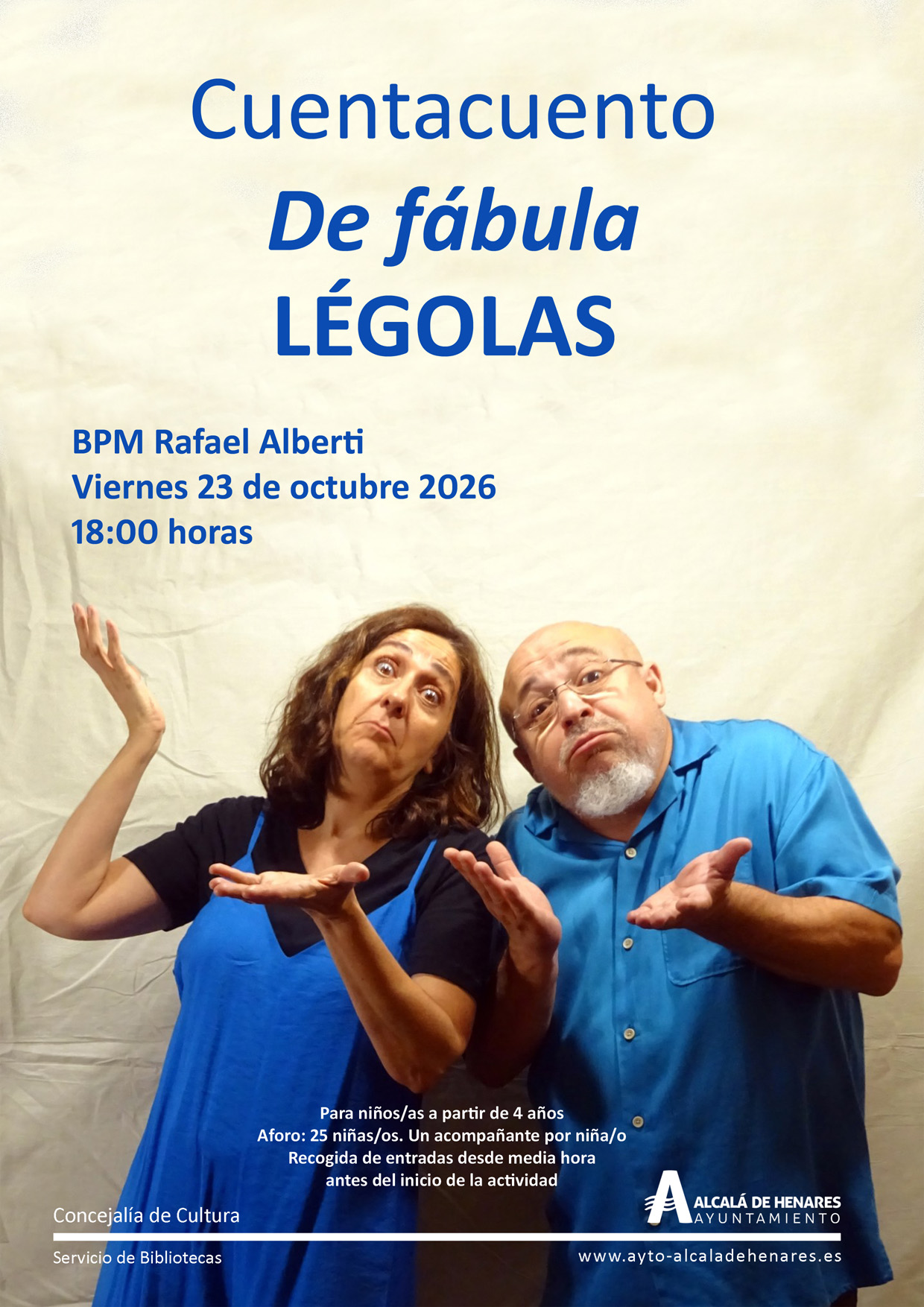 Celebración del Día de la Biblioteca: Jornadas de Cuentacuentos en Espacios Municipales