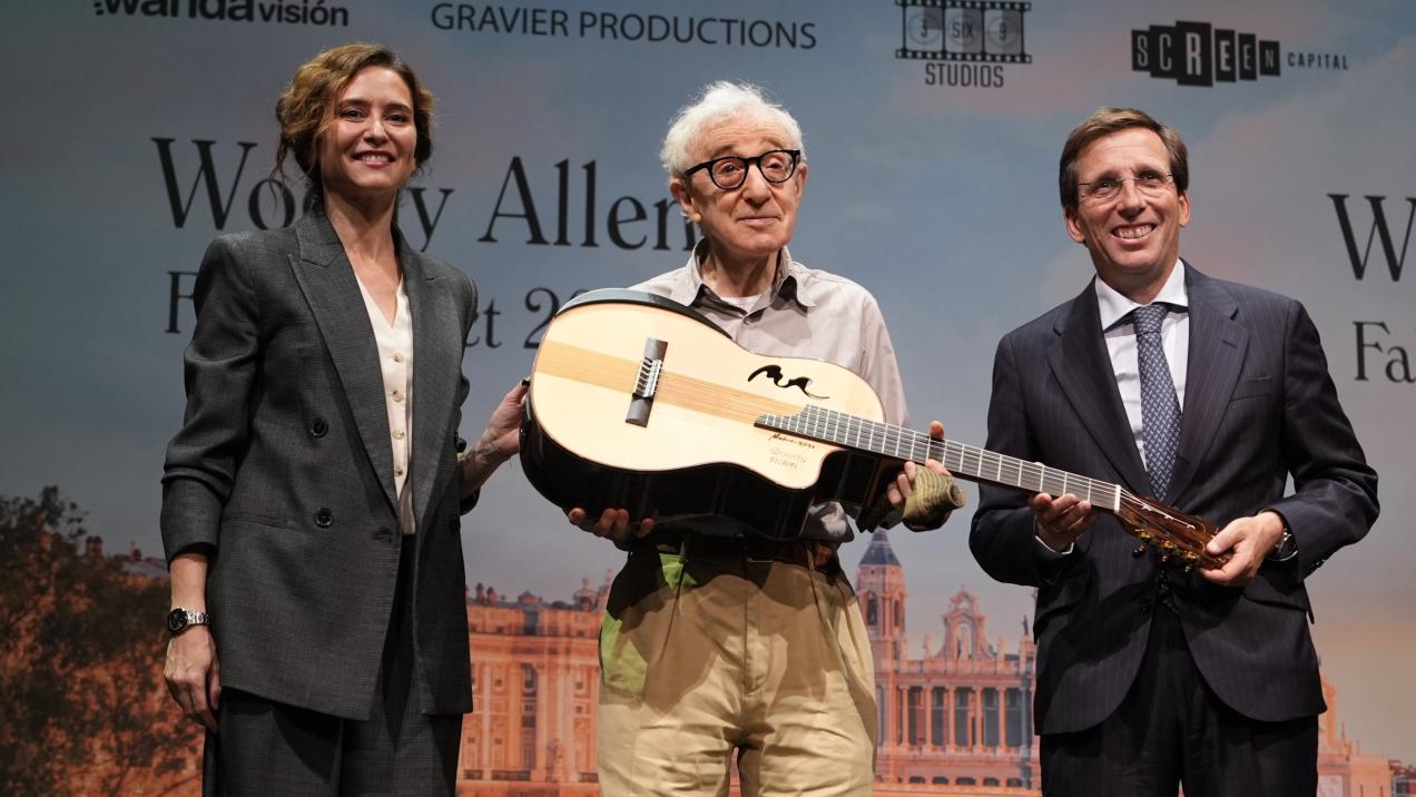 Díaz Ayuso Celebra la Llegada de Woody Allen para Filmar en Madrid, Destacando el Amor al Arte de la Región 1 Díaz Ayuso Celebra la Llegada de Woody Allen para Filmar en Madrid, Destacando el Amor al Arte de la Región