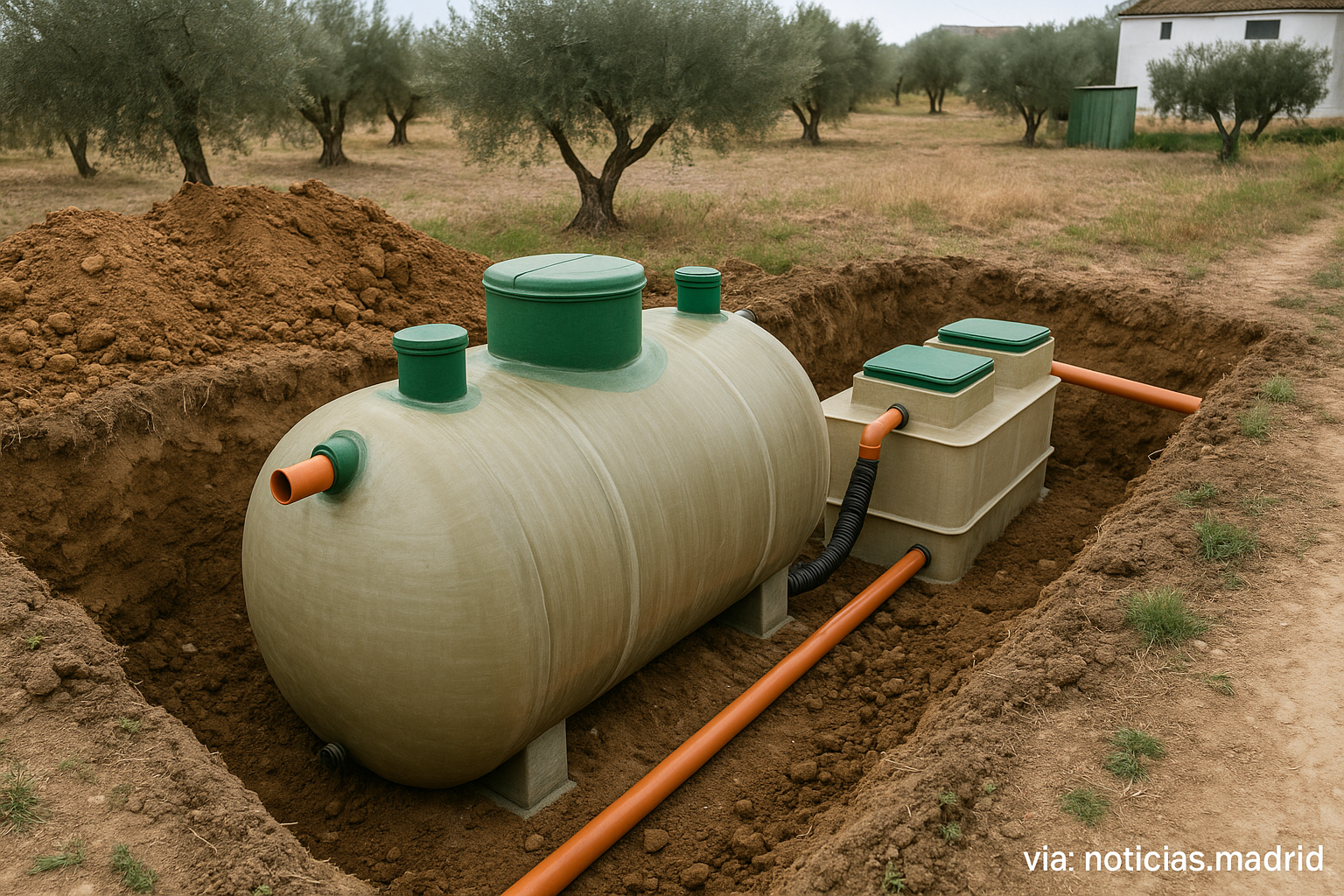Innovación en Depósitos y Sistemas de Saneamiento con Poliéster para Viviendas Rurales en Sevilla: Casariche
