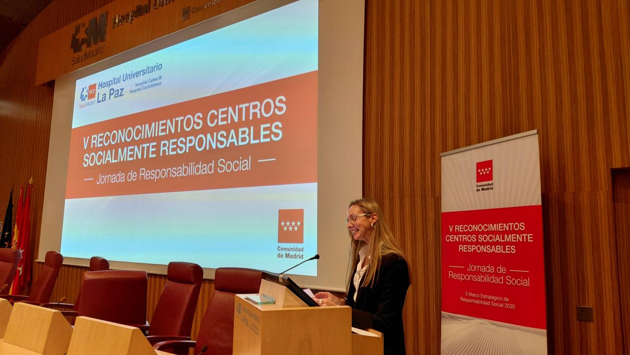 La Comunidad de Madrid reconoce la responsabilidad social de su red sanitaria pública 1 La Comunidad de Madrid reconoce la responsabilidad social de su red sanitaria pública