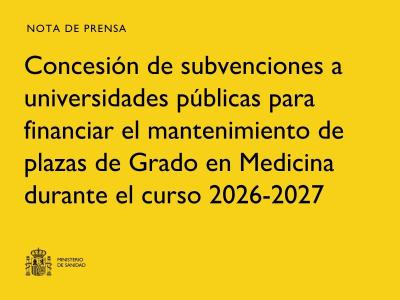 Ministerio de Sanidad: Actualizaciones del Gabinete de Prensa y Comunicaciones